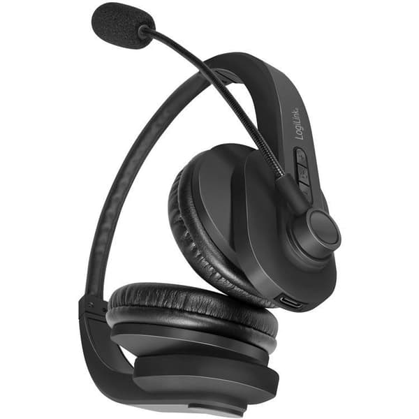 LOGILINK Bluetooth-headset Stereo Mikrofoner Black