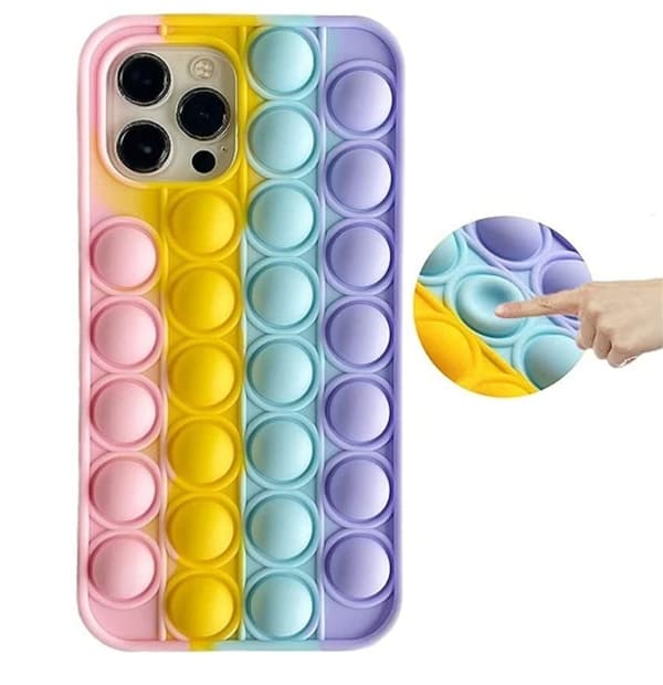 Pop it Fidget monivärinen kuori iPhone 13 Pro Max Gul