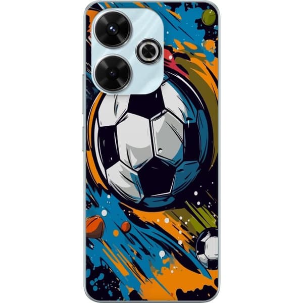 Mobilskal till Xiaomi Redmi 13 med Fotbollar