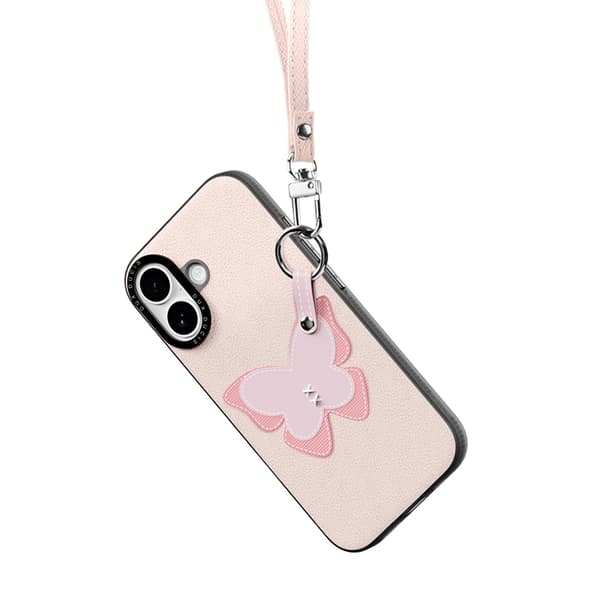 DUX DUCIS Mobilskal till iPhone 17 med Fingerring/Rem Luvy Series Rosa