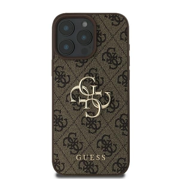 Guess Mobilskal till iPhone 16 Pro Max 4G Big Logo - Brun Brun