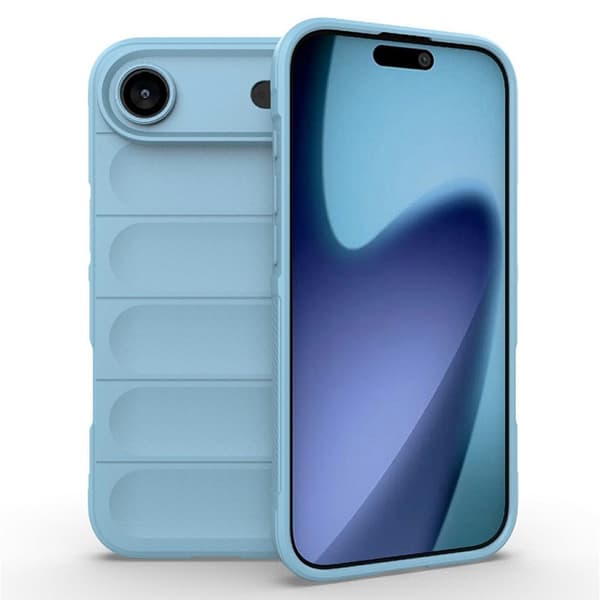 AMORUS Mobilskal till iPhone Air Shockproof TPU Rugged - Blå Blå
