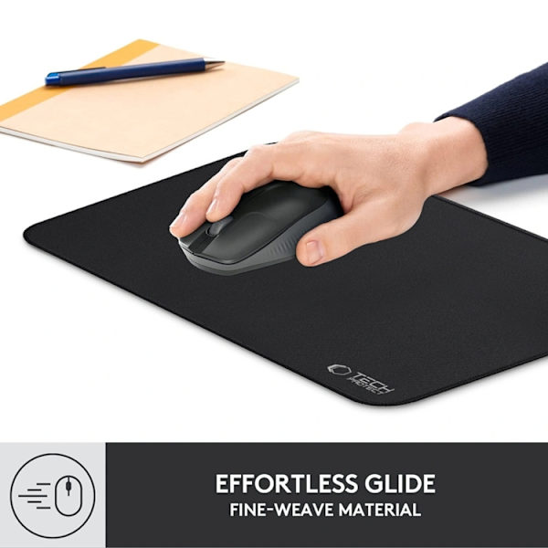 Tech-Protect Mousepad A100 35x25 CM - Svart Svart