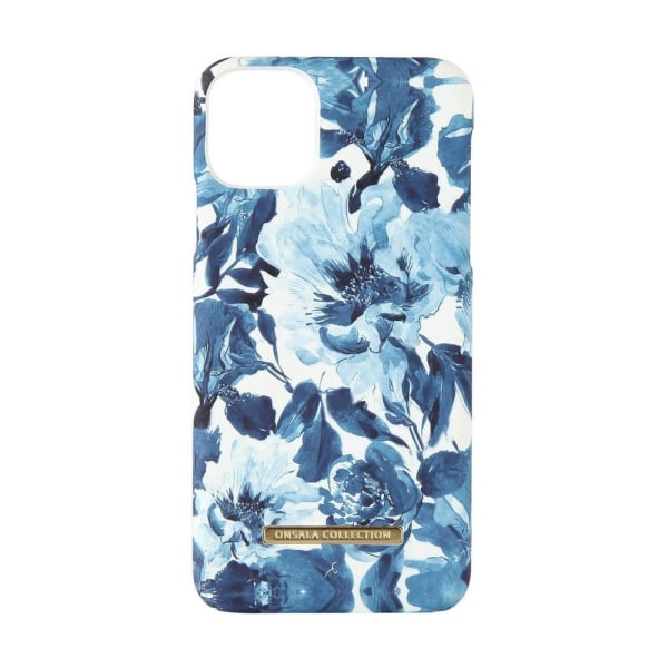 Onsala Collection Mobilskal iPhone 11 Pro Max - Soft Indigo Peony