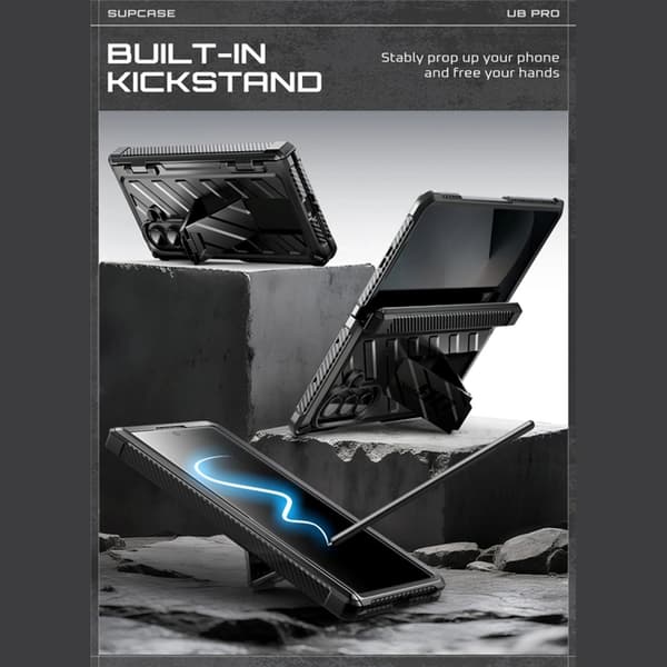 SupCase Telefontaske Til Galaxy Z Fold 7 Unicorn Beetle Pro - Sort Svart