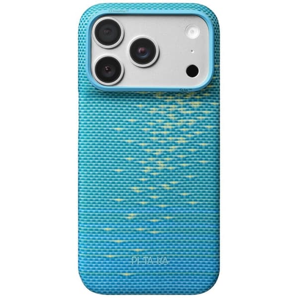 PITAKA Mobilskal För iPhone 18 Pro Max/17 Pro Max Magsafe Edge - Lucid Blå
