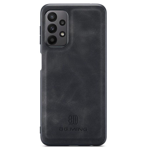DG.MING Galaxy A23 4G/5G Wallet Case M2 2-in-1 - musta
