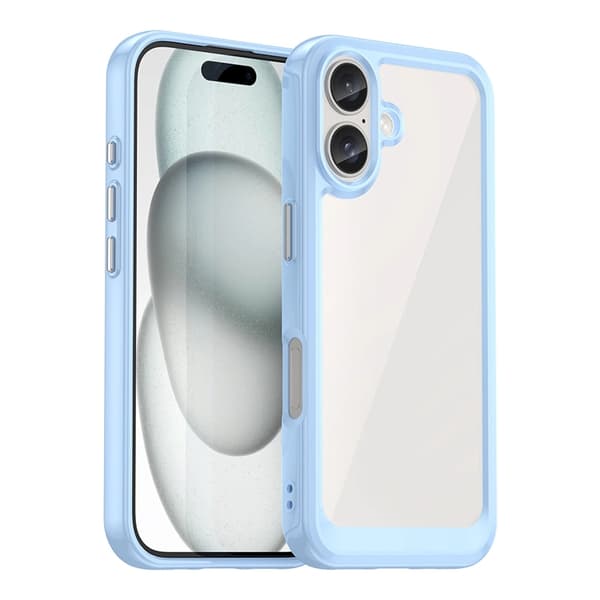 Telefontaske til iPhone 16 Plus Outer Space - Blå Blå