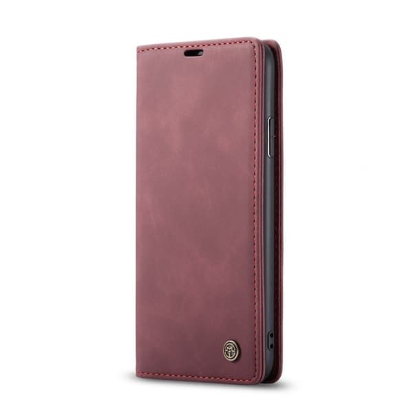 CASEME 013 Plånboksfodral iPhone 11 Pro 5.8 tum Konstläder Röd