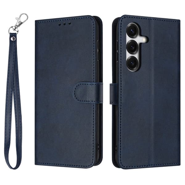Plånboksfodral för Samsung Galaxy S26 Plus Flip Stand Konstläder - Safir