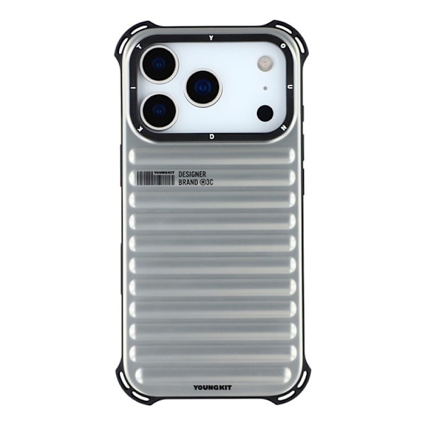 YOUNGKIT Mobilskal till iPhone 17 Pro Max MagSafe Suitcase - Silver Silver