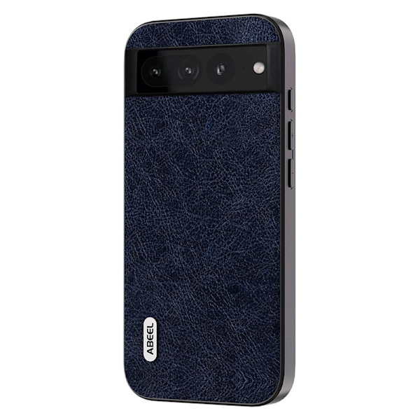 ABEEL Mobilskal till Google Pixel 8 Pro Shockproof Retro Litchi Blå
