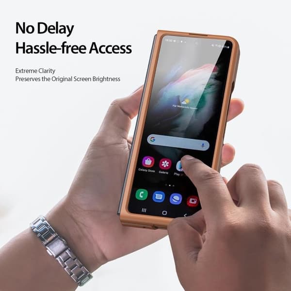 Dux Ducis Galaxy Z Fold 4 Skal Venice - Brun Brun