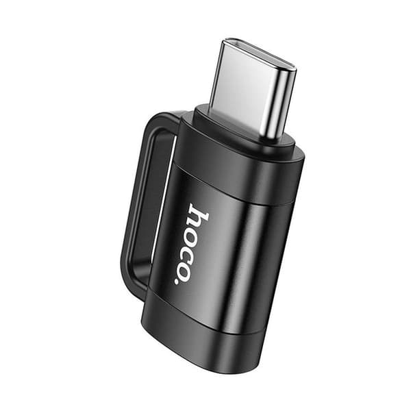 Hoco Adapter OTG USB-C Til Lightning 3A UA31E - Sort Black