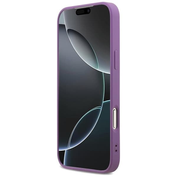Guess Mobilskal till iPhone 17 Pro Max Fixed Glitter Big 4G - Lilac Lila