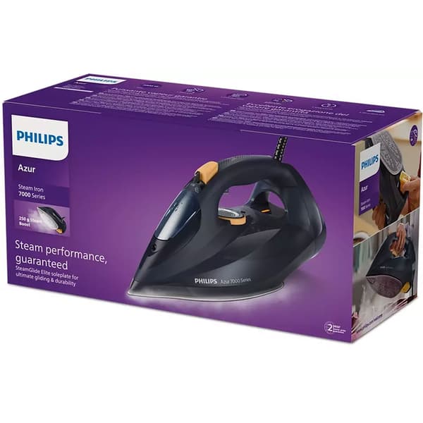 Philips Ångstrykjärn 7000 Series HV DST7060/21 blått/gult Blå
