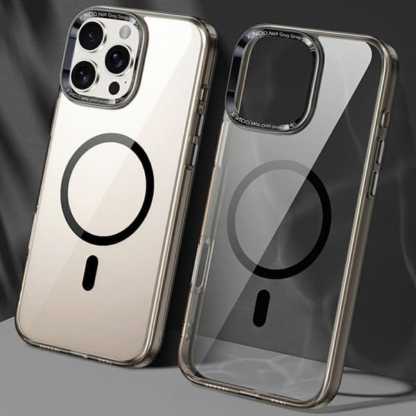 XUNDD Mobilskal till iPhone 16 Pro MagSafe TPU + Akryl Luftkuddar Svart