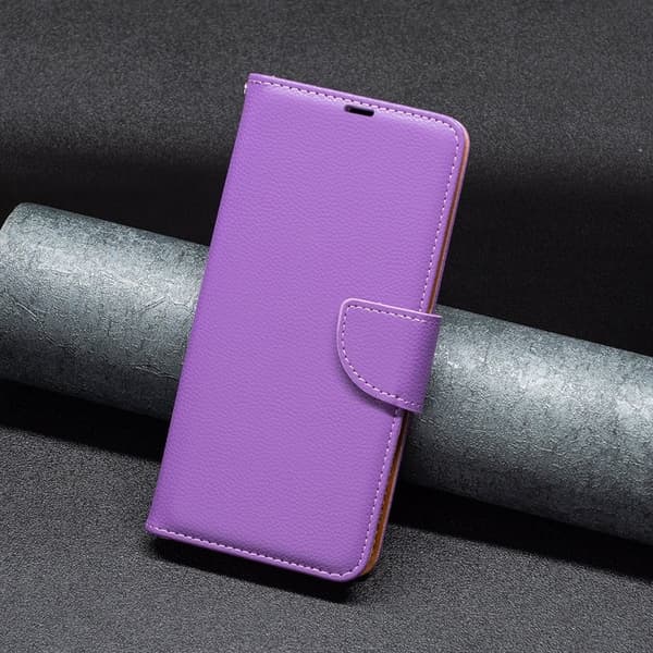 LITCHI Samsung Galaxy A55 5G Plånboksfodral Konstläder - Lila
