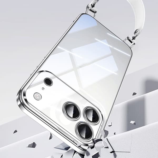 SULADA Mobilskal till iPhone 17 Pro Ultra Clear Electroplating - Lila Lila