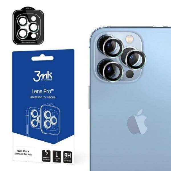 3MK iPhone 13 Pro/13 Pro Max kameralinsecover i hærdet glas