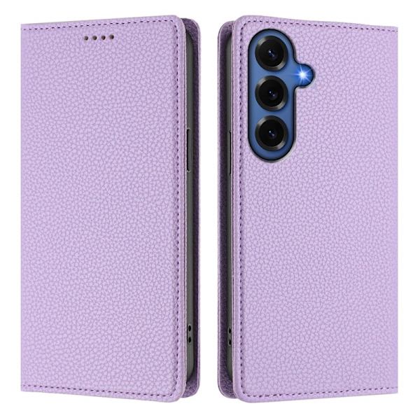 Plånboksfodral för Samsung Galaxy S26 Plus RFID Blocking Konstläder - Ljuslila