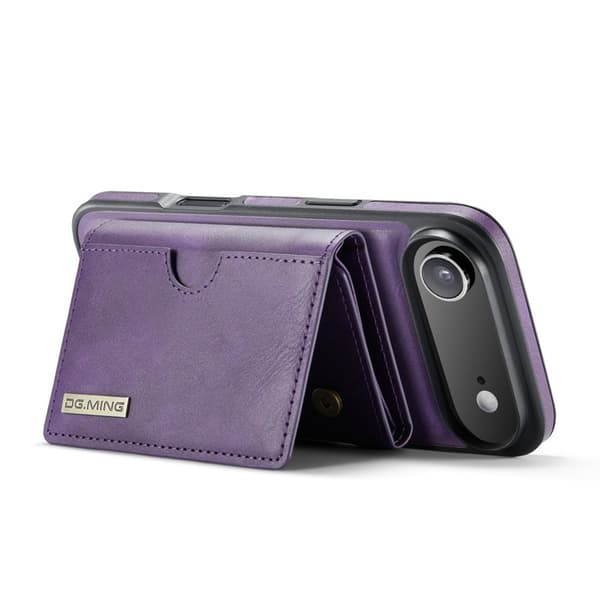 DG.MING M6 Series Mobilskal till iPhone Air Magnetiskt Plånboksfodral Lila