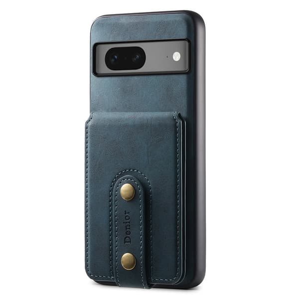 DENIOR D14 Google Pixel 7 5G Magnetfodral PU+PC+TPU Blå