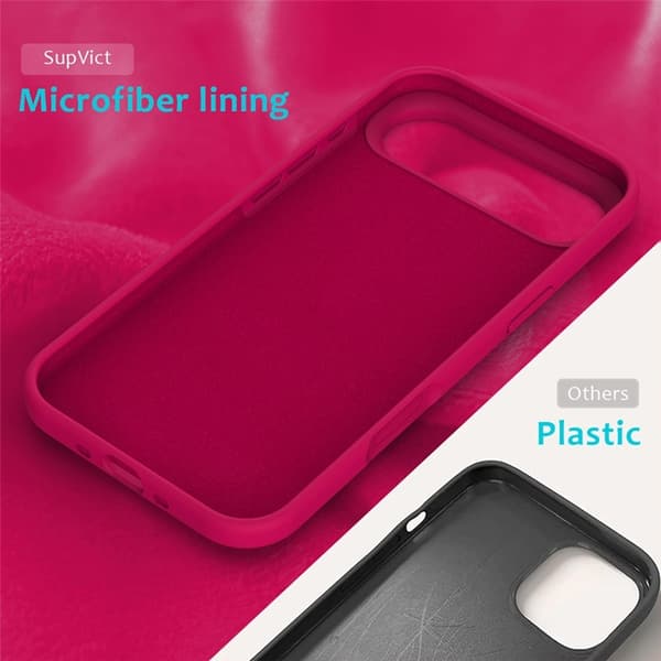 Mobilskal till iPhone Air Liquid Silikon - Rosa Rosa
