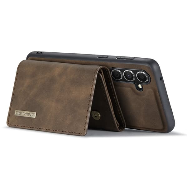 DG.Ming Plånboksfodral för Samsung Galaxy S26 Plus Magnetiskt PU + TPU - Kaffe