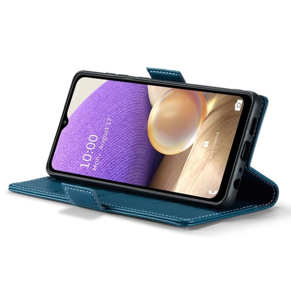 CASEME Plånboksfodral Konstläder för Samsung Galaxy A32/M32 5G - Blå