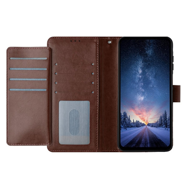 iPhone 17 Pro Max Plånboksfodral Folio - Coffee Brun