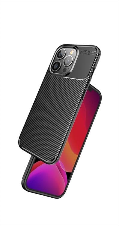 iPhone 11 -kuori Carbon Premium - Musta Black
