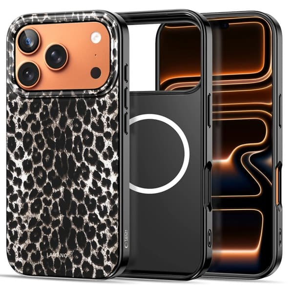 Tech-Protect Mobilcover til iPhone 17 Pro MagSafe Lamano - Leopard Brun