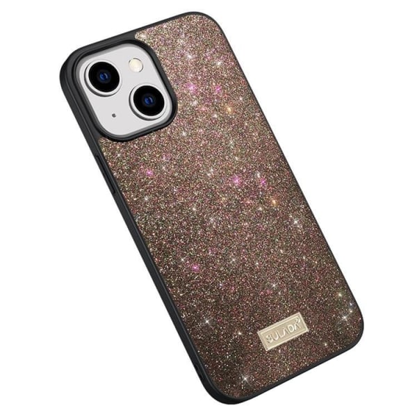 SULADA iPhone 15 Mobile Case Glitter paljetteja - Monivärinen