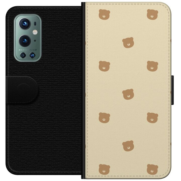 Plånboksfodral till OnePlus 9 Pro med Björnmönster
