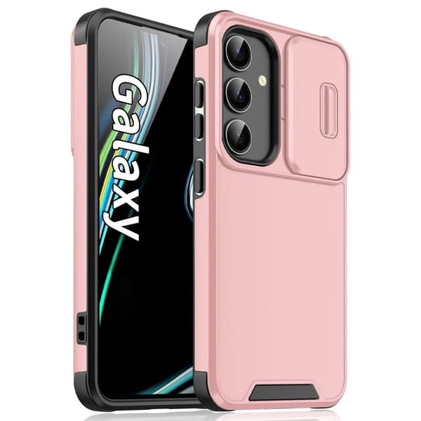 Mobilskal för Samsung Galaxy S26 Plus PC + TPU med kameraskydd - Rosa