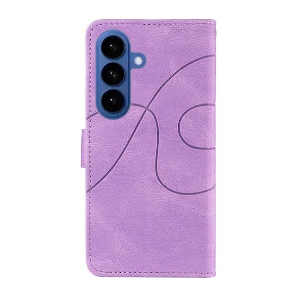 Samsung Galaxy S26 / S26 Pro Plånboksfodral Ställ Konstläder - Lila