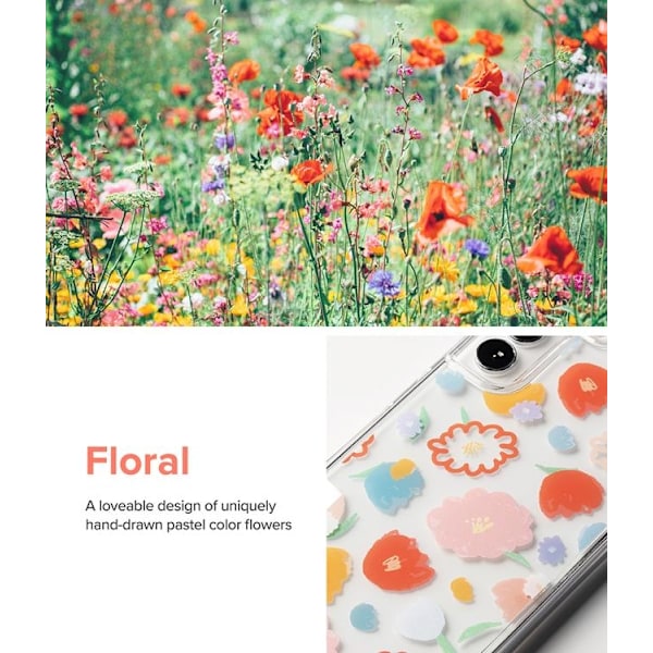 Ringke Fusion Armored Skal Galaxy S22 Plus - Floral