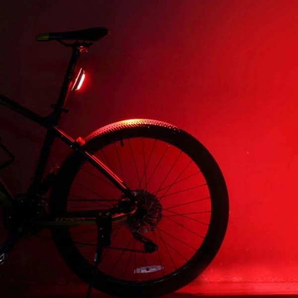 Rockbros Bagcykel Lygte - Sort Svart
