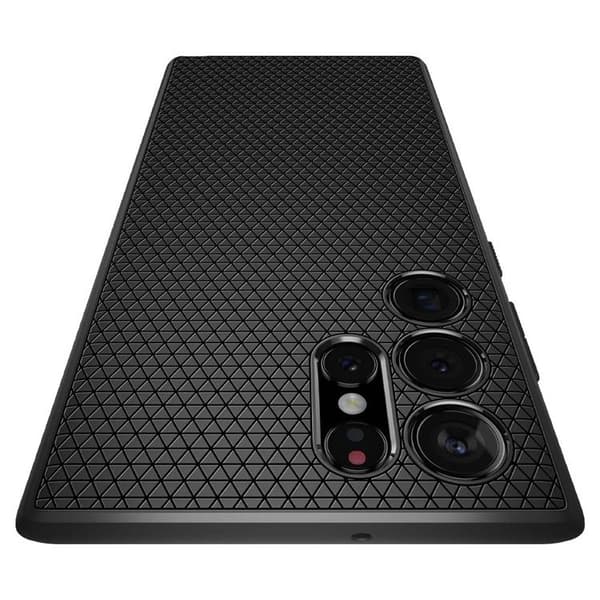 Spigen Liquid Air Cover Galaxy S22 Ultra - Mat Sort Black
