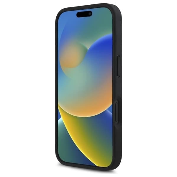 BMW Mobilskal till iPhone 16 M Grip Stand Smooth - Svart Svart