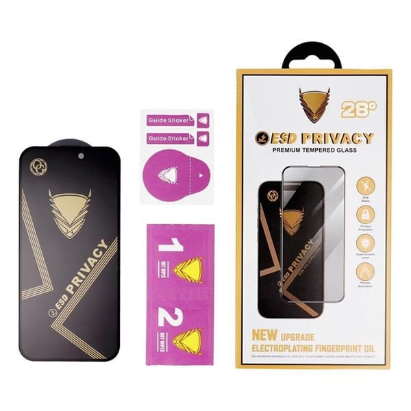 OG Galaxy S20 FE Härdat glas Skärmskydd Premium Privacy Black