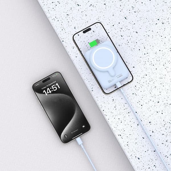 Tech-Protect PB10 Lifemag Magsafe Powerbank 5000mah - Blå Blå