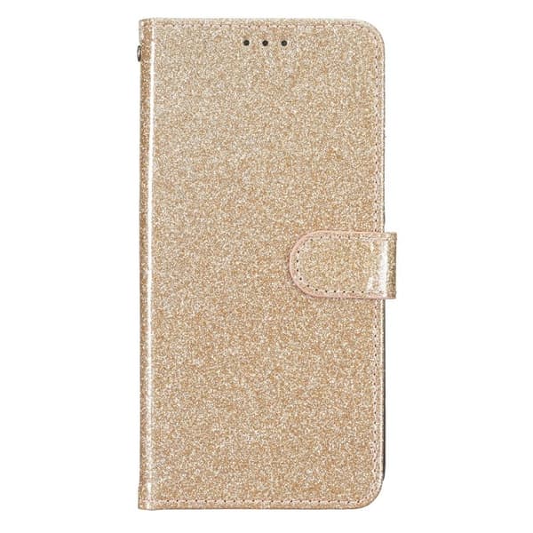 Samsung Galaxy S26 Edge Plånboksfodral Glitter Anti-Scratch Konstläder - Guld