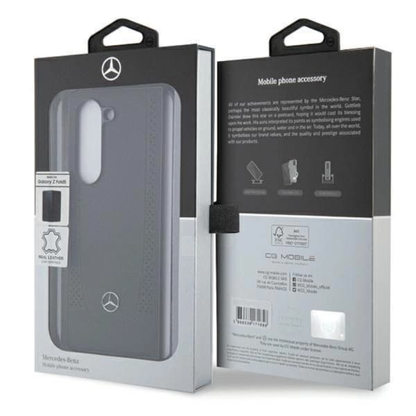 Mercedes Galaxy Z Fold 5 Mobilskal Læder Urban Line - Sort Black