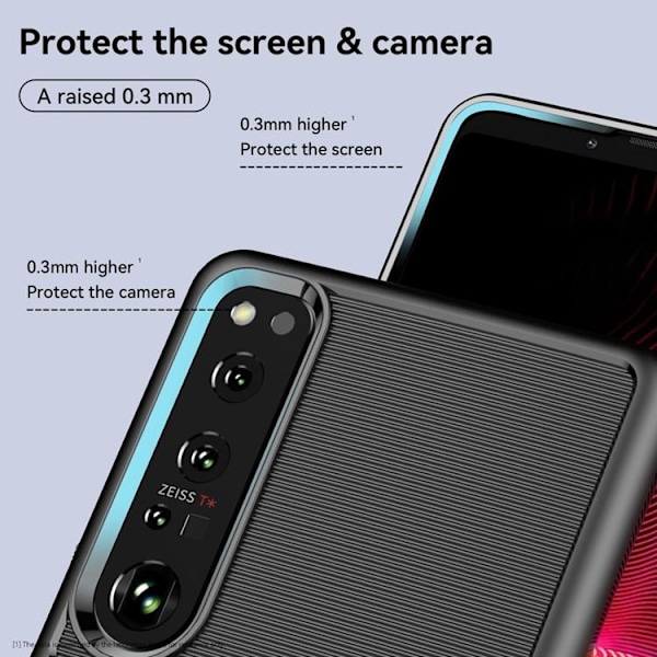 Sony Xperia 1 IV Skal Thunder Twill - Svart