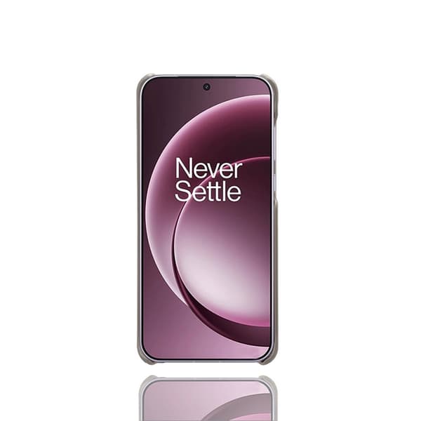 Mobilskal till OnePlus 15 5G Korthållare Dual PU Läder - Grå Grå