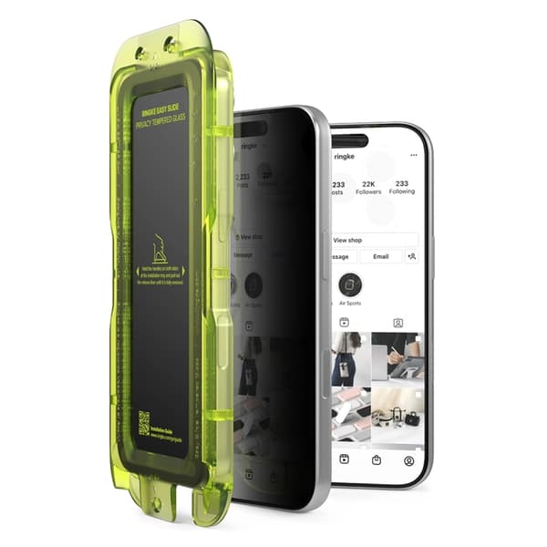 [2-Pack] Ringke iPhone 17 Pro Max Skärmskydd Härdat Glas Privacy