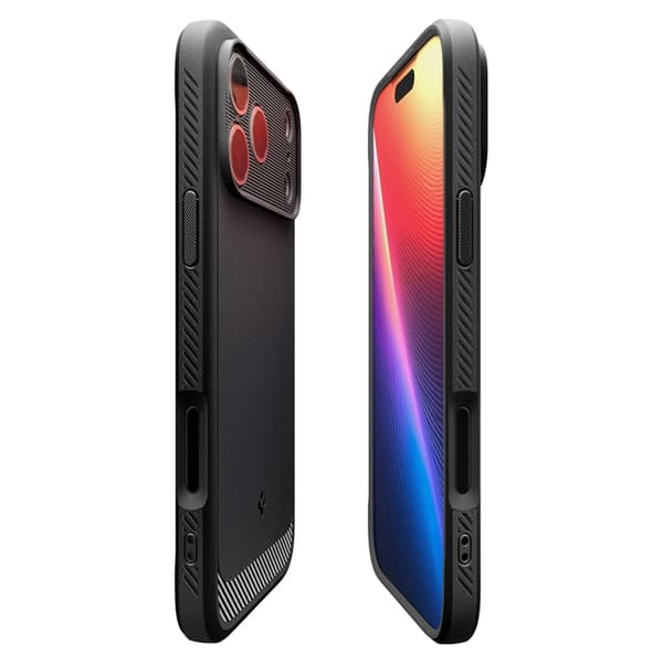 Spigen Mobilskal till iPhone 17 Pro Max Magsafe Rugged Armor - Matte Svart Svart