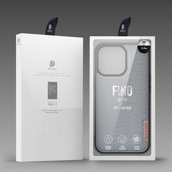 Dux Ducis Fino Skal iPhone 13 Pro - Grå grå